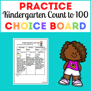 Practice Choice Board: Count to 100