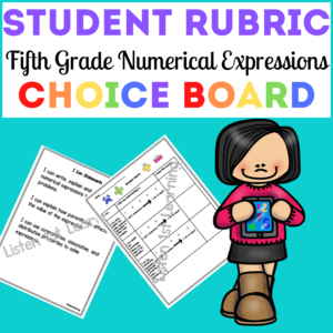 Student Rubric: Numerical Expressions
