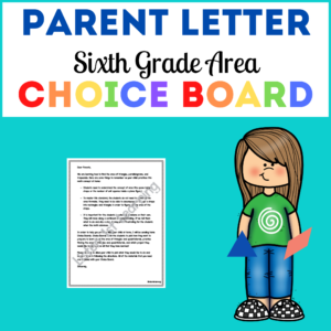Parent Letter: Area