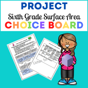 Project Choice Board: Surface Area