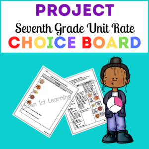 Project Choice Board: Unit Rate