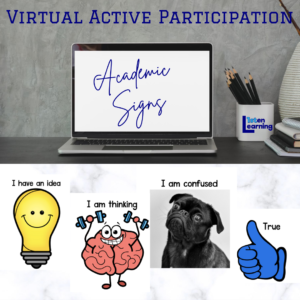 Virtual Learning Academic Signs