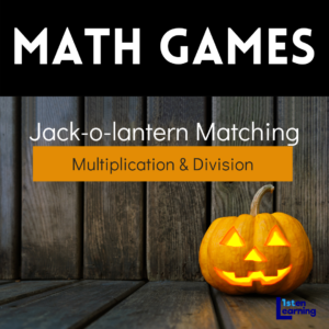 Jack-o-Lantern Matching: Multiplication & Division