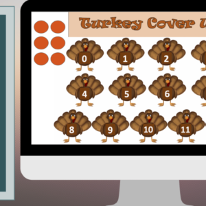 Turkey Cover Up Game (PDF and Virtual Game Boards)