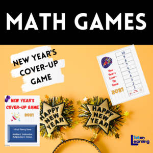 New Year ‘s Cover-Up Fact Fluency Game