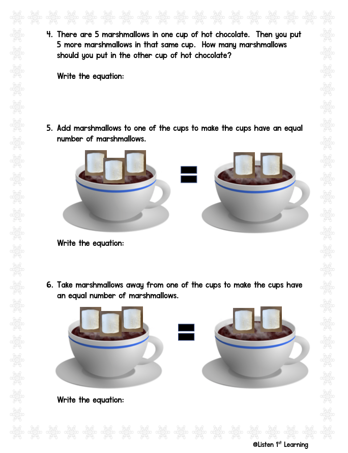 Hot Chocolate Exploration & Problem Solving – Listen 1st Learning