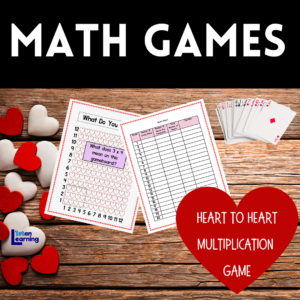 Heart-To-Heart Multiplication Game