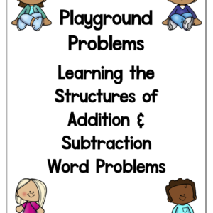 Playground Word Problems and Math Story Mat