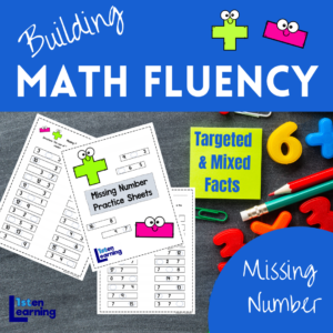 Missing Number Fact Practice-Addition & Subtraction