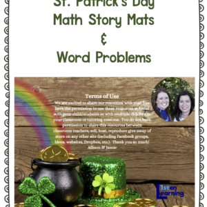 St. Patrick’s Day Story Mats & Word Problems