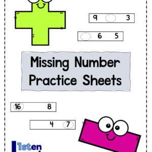 Freebie Missing Number Fact Practice-Addition & Subtraction